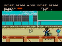 une photo d'Ã©cran de Vigilante sur Sega Master System